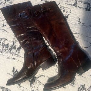 Born brand tall leather boots